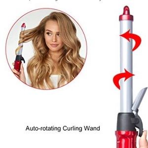 Sanwin spinning curling iron/wand